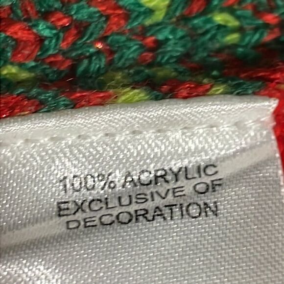 NWOT Love More Christmas Present Bow Sweater.  Size M medium 8/10 - Picture 8 of 9